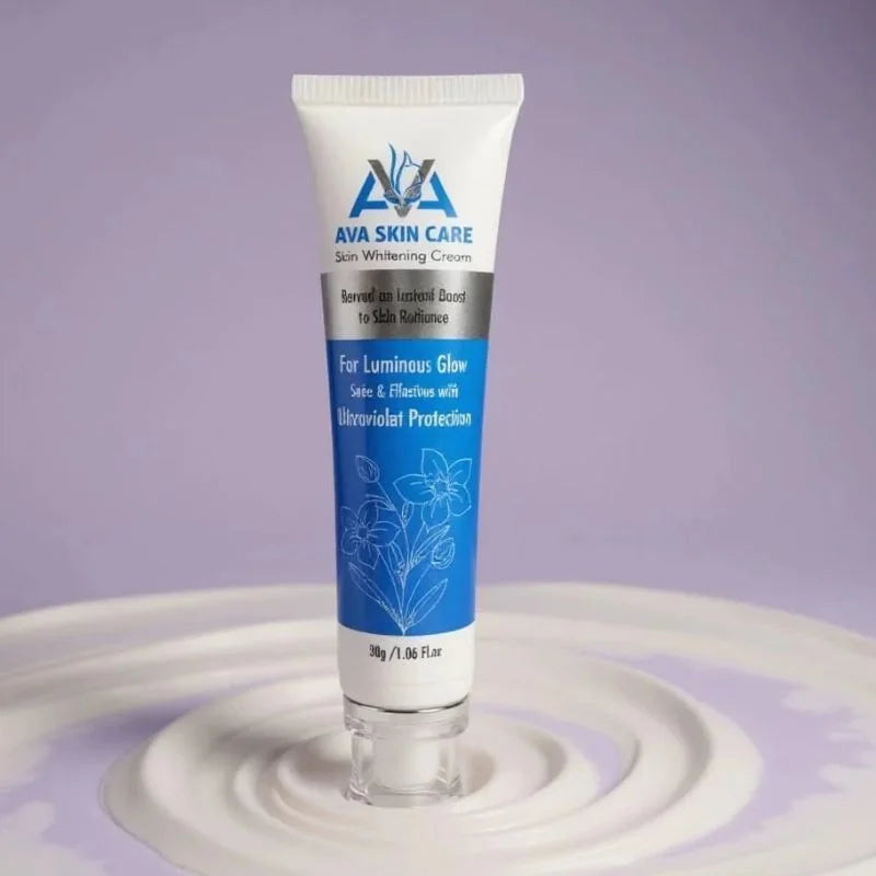 AVA Skin Whitening Cream | Brightening & Hydrating Face Cream | Smooth & Healthy-Looking Skin | 30g