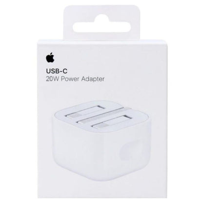 Apple 20W USB-C Power Adapter | Fast Charger | AAA Quality | Compatible with iPhone & iPad