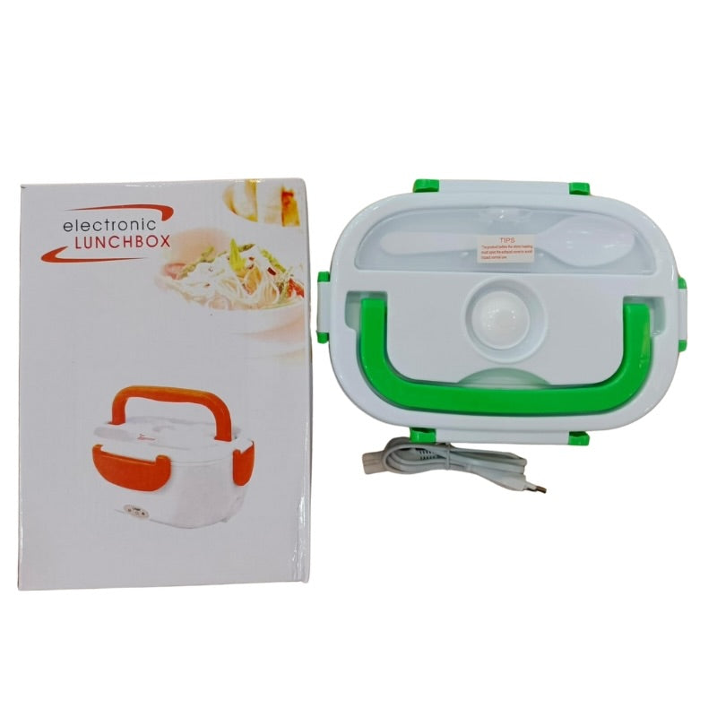 Portable Electric Heating Lunch Box with Leak-Proof Design & Soup Tray