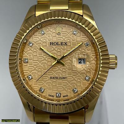 Rolex-Men's Stainless Steel Analogue Watch