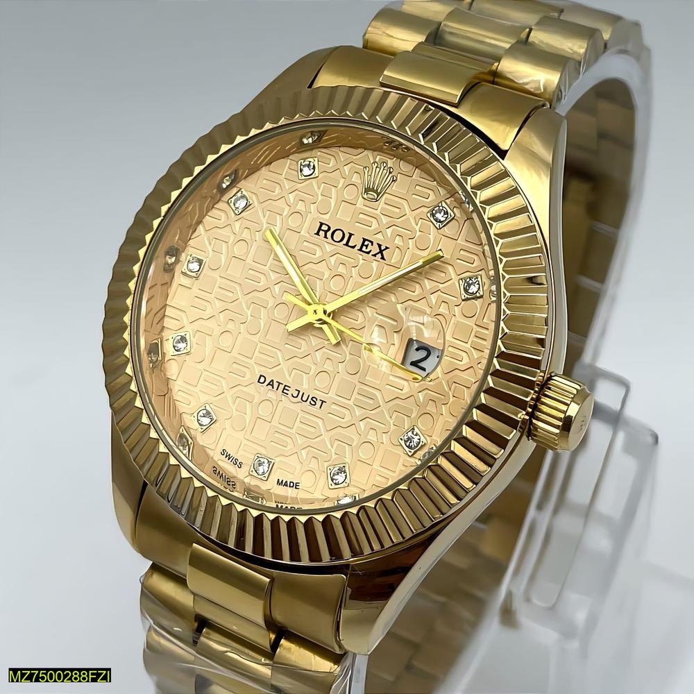 Rolex-Men's Stainless Steel Analogue Watch