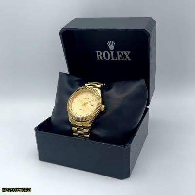 Rolex-Men's Stainless Steel Analogue Watch