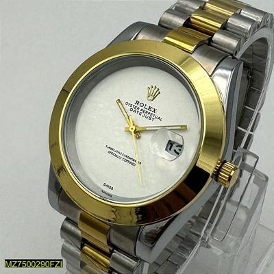 Rolex-Men's Stainless Steel Analogue Watch