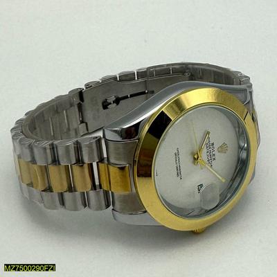 Rolex-Men's Stainless Steel Analogue Watch