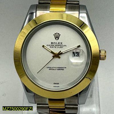 Rolex-Men's Stainless Steel Analogue Watch