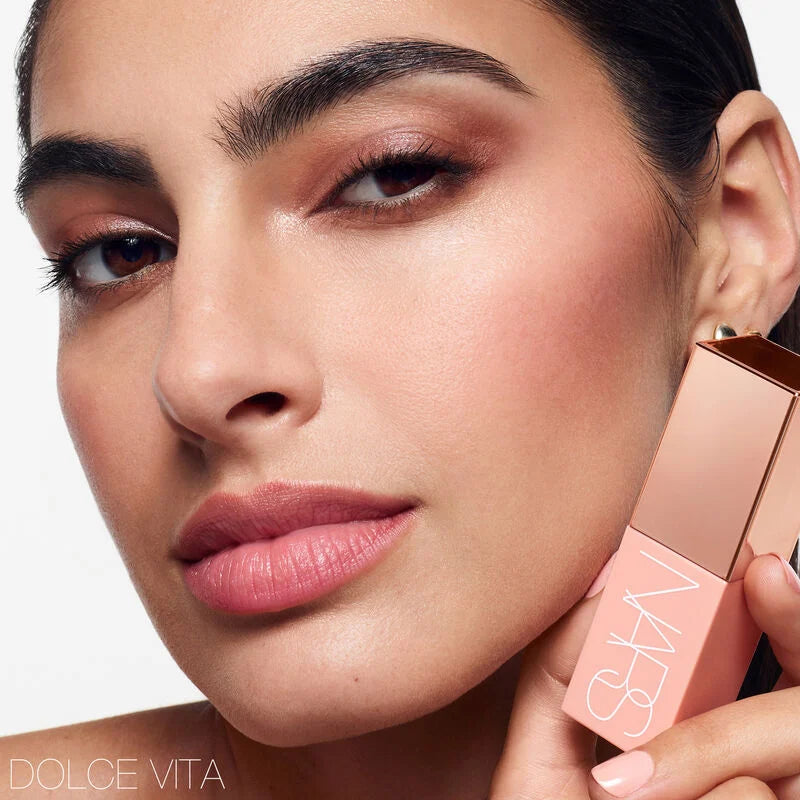 Behave | NARS Afterglow Liquid Blush 7ml Buildable Hydrating Blush with Sodium Hyaluronate and Vegan Protein
