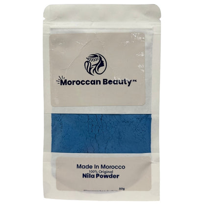 Moroccan Beauty Blue Nila Powder 50g | Skin Whitening, Anti-Inflammatory & Hydrating