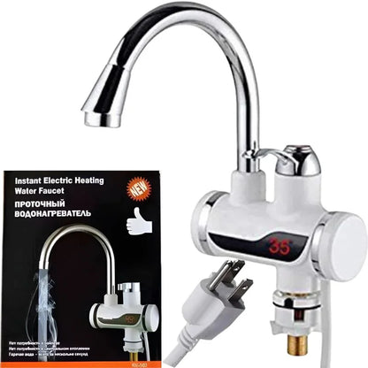 Electric Instant Heating  Faucet  | Digital Temperature Display | Kitchen & Bathroom Hot Water Tap
