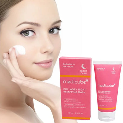 Medicube Collagen Night Wrapping Mask |  Overnight Elasticity & Hydration Peel-Off Mask