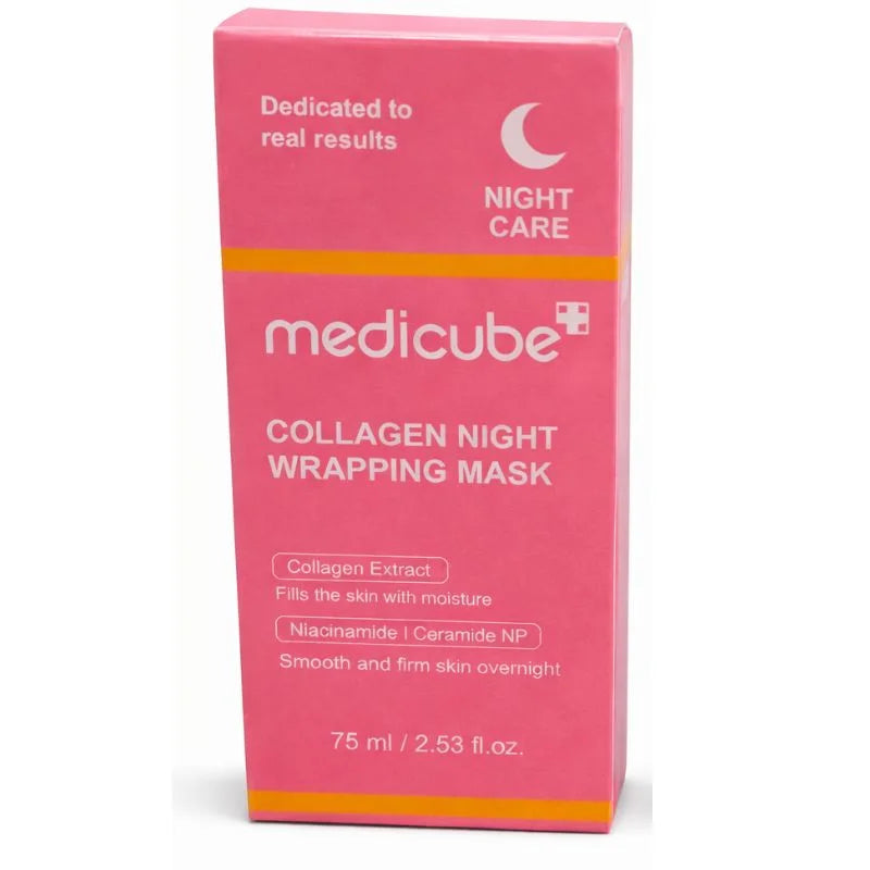 Medicube Collagen Night Wrapping Mask |  Overnight Elasticity & Hydration Peel-Off Mask