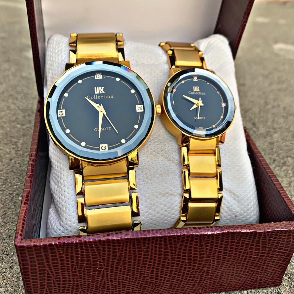 Premium Quality Couple Watch With Stainless Steel